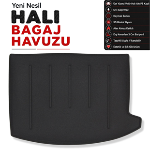 Mini Cooper Countryman Halı Bagaj Havuzu (2017 Sonrası)