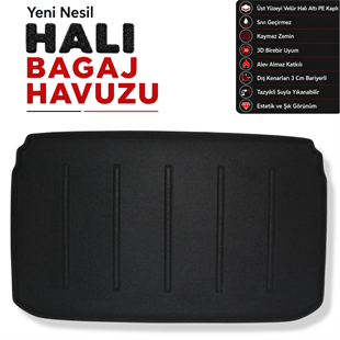 Mini Cooper 5 Kapı Halı Bagaj Havuzu (2018 - 2023 Arası)