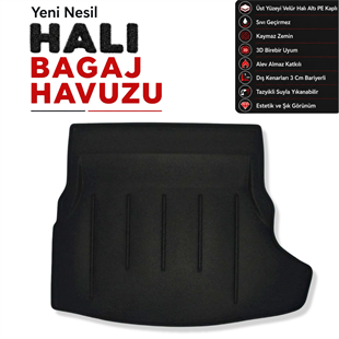 Mercedes C Serisi Sedan Halı Bagaj Havuzu (W - 205 - 2014 - 2021 Arası)