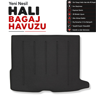 Mercedes GLC Halı Bagaj Havuzu (2016 - 2022 Arası) (X253)