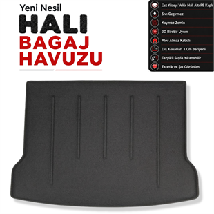 Mercedes GLA Halı Bagaj Havuzu (2014 - 2021 Arası) (X156)