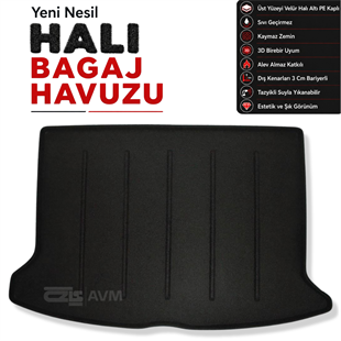 Mercedes B Serisi Sports Tourer Halı Bagaj Havuzu (2019 Sonrası) (W247)