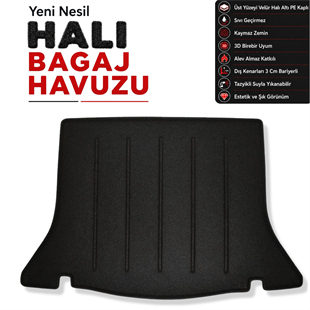 Mercedes A Serisi W177 Sedan Halı Bagaj Havuzu (2019 Sonrası)