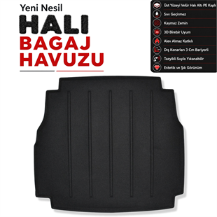 Mercedes C Estate Halı Bagaj Havuzu (2018 - 2021 Arası) (S205)