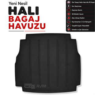 Mercedes C Estate Halı Bagaj Havuzu (2018 - 2021 Arası) (S205)