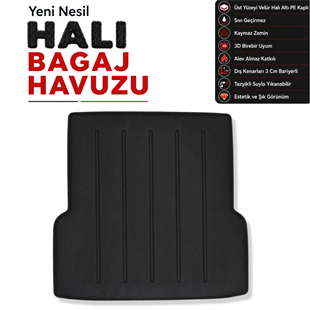 Mercedes EQS V297 Halı Bagaj Havuzu (2023 Sonrası)