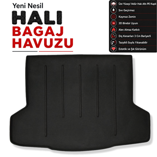Mitsubishi Attrage Halı Bagaj Havuzu (2013 ve Sonrası)