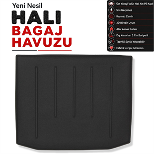Mitsubishi ASX Halı Bagaj Havuzu (2010 - 2022 Arası)