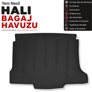Mazda 3 Sedan Halı Bagaj Havuzu (2004 - 2013 Arası)