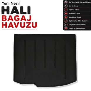 Mazda 3 Hatchback Halı Bagaj Havuzu (2009 - 2013 Arası)