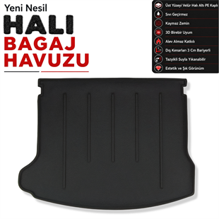 Mazda 3 Hatchback Halı Bagaj Havuzu (2013 Sonrası)