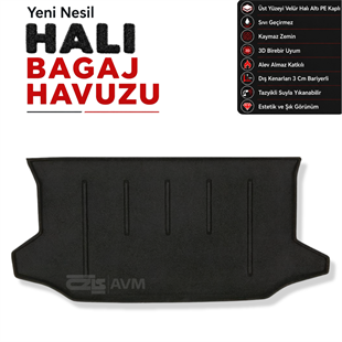 Nissan Note E11 Halı Bagaj Havuzu (2006 - 2013 Arası)