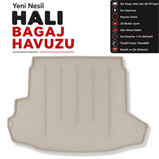 Nissan X - Trail T31 Halı Bagaj Havuzu (2007 - 2012 Arası)
