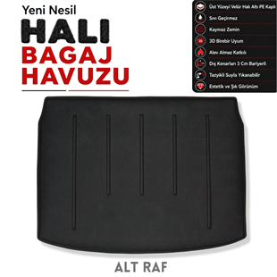 Nissan Qashqai J11 Halı Bagaj Havuzu (2014 - 2021 Arası)