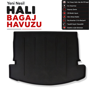 Nissan X - Trail T32 Halı Bagaj Havuzu (2013 - 2017 Arası)