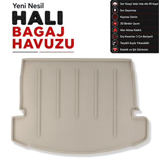 Nissan X - Trail T32 Halı Bagaj Havuzu (2013 - 2017 Arası)