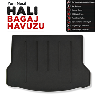 Nissan X - Trail Halı Bagaj Havuzu (2017 - 2022 Arası)