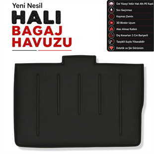 Opel Meriva Halı Bagaj Havuzu (2010 Sonrası)