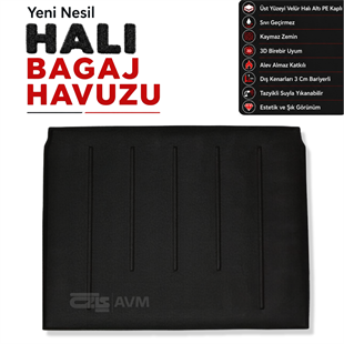 Opel Combo Halı Bagaj Havuzu (2012 - 2019 Arası)