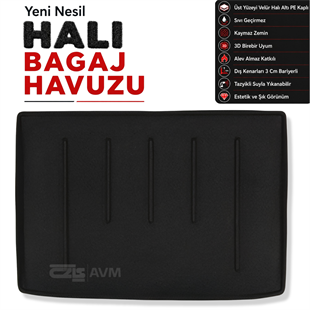Opel Crossland  Üst Raf Halı Bagaj Havuzu (2017 Sonrası)