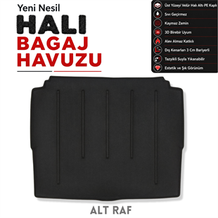 Opel Grandland Halı Bagaj Havuzu (2017 - 2024 Arası)