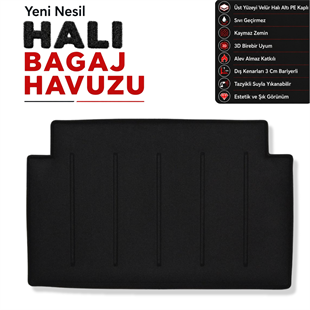 Opel Combo Halı Bagaj Havuzu (2019 Sonrası)