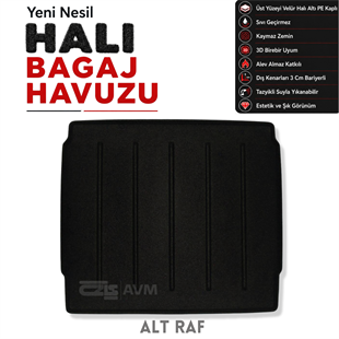 Opel Frontera Halı Bagaj Havuzu (2025 Sonrası)