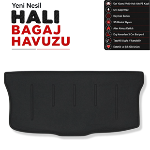 Peugeot 107 Halı Bagaj Havuzu (2005 - 2014 Arası)