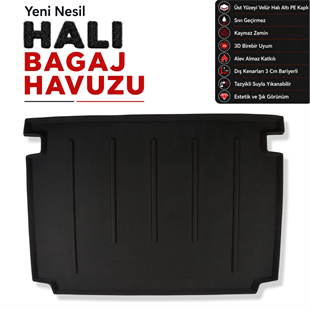 Peugeot Partner Tepee Halı Bagaj Havuzu (2008 Sonrası)