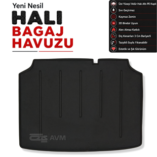 Peugeot 308 5 Kapı Halı Bagaj Havuzu (2014 - 2022 Arası)