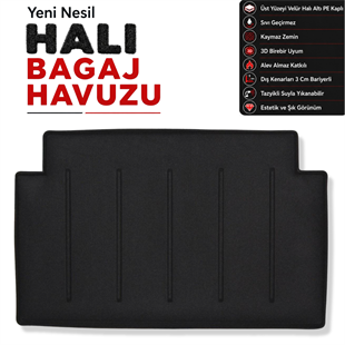 Peugeot Rifter Halı Bagaj Havuzu (2019 Sonrası)
