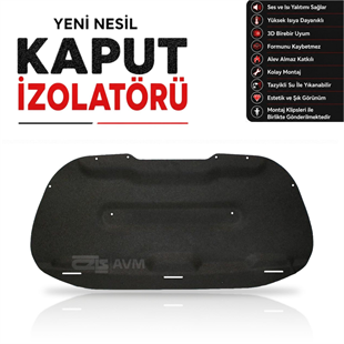 Peugeot 301 Kaput Altı İzolatörü (2017 Sonrası)