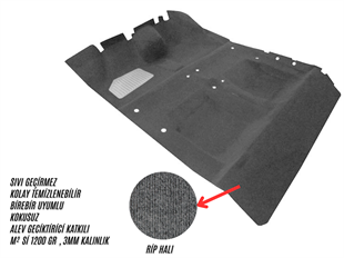 R12 TOROS TABAN HALISI GRİ