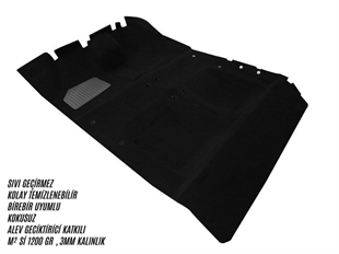 R12 TOROS TABAN HALISI SİYAH