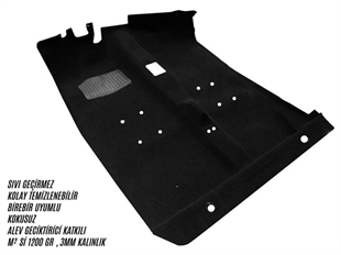 RENAULT 9 / 11 TABAN HALISI -SİYAH