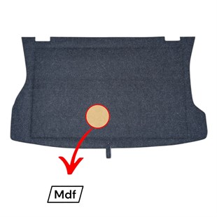 Renault Clio 2 Hatchback Bagaj Halısı 2002 - 2006 Arası