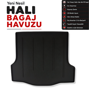 Renault Symbol Halı Bagaj Havuzu (2013 sonrası)