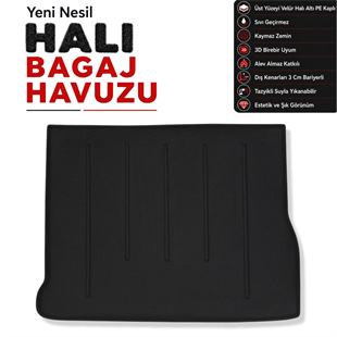 Renault Scenic 3 Halı Bagaj Havuzu (2012 Sonrası)