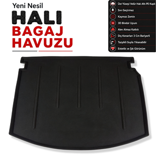 Renault Megane 3 RS Halı Bagaj Havuzu (2012-2016 Arası)