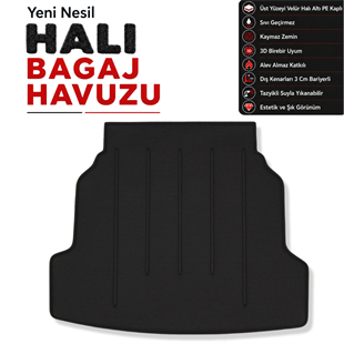 Renault Latitude Halı Bagaj Havuzu (2009 - 2016 Arası)