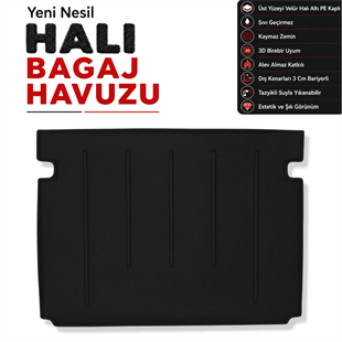 Renault Kangoo Multix Halı Bagaj Havuzu (2008 - 2023 Arası)