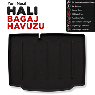 Renault Clio Hatchback Halı Bagaj Havuzu (2026 Sonrası)