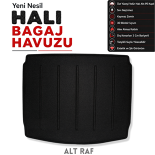 Renault Captur Halı Bagaj Havuzu (2021 Sonrası)