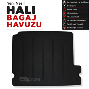 Renault Kangoo Elektirikli Halı Bagaj Havuzu (2023 ve Sonrası)