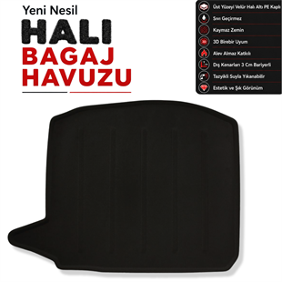 Renault Duster LPG Halı Bagaj Havuzu (2024 ve Sonrası)