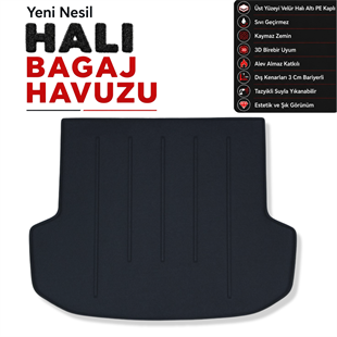 Subaru Levorg Halı Bagaj Havuzu (2014 Sonrası)
