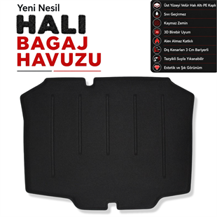 Seat ibiza Halı Bagaj Havuzu (2010 - 2017 Arası)