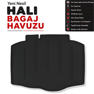 Seat ibiza Halı Bagaj Havuzu (2017 - 2022 Arası)