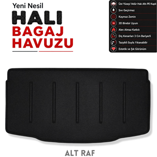 Seat ibiza Halı Bagaj Havuzu (2022 Sonrası)