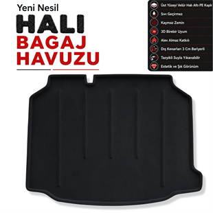 Skoda Fabia Halı Bagaj Havuzu (2015 - 2020 Arası)